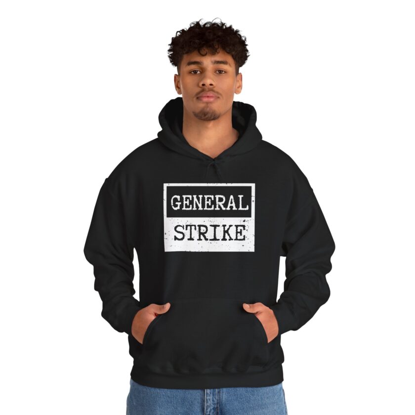 General Strike Unisex Heavy Blend™ Hooded Sweatshirt (Dark) - Image 3