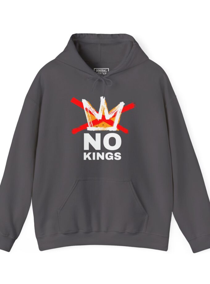 No Kings, Good Trouble Hoodie - Unisex, General Strike, (Dark)