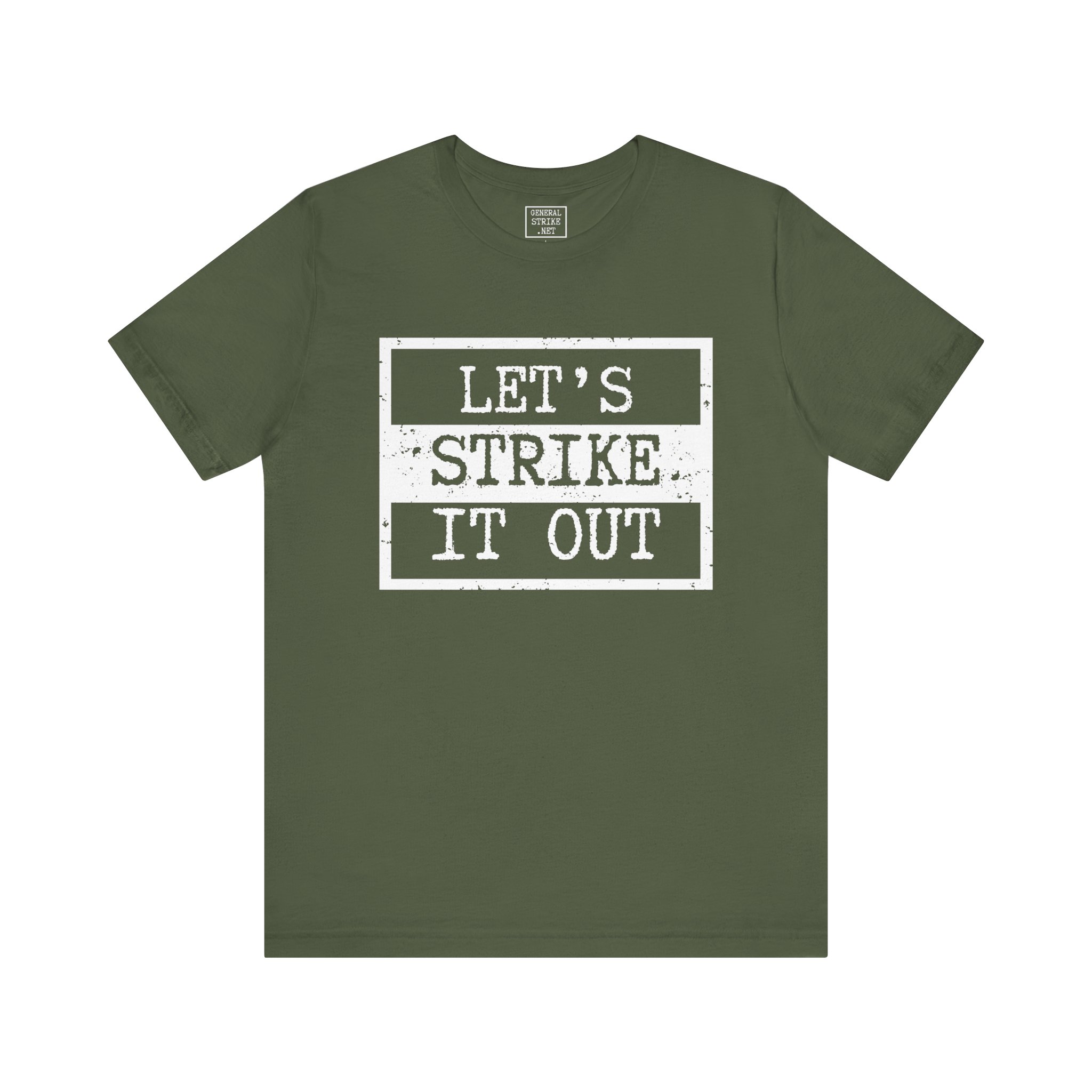Let's Strike It Out Activist Shirt – Unisex “Good Trouble” Tee for Peaceful Protest & Everyday Solidarity, (Dark Colors) - Image 3