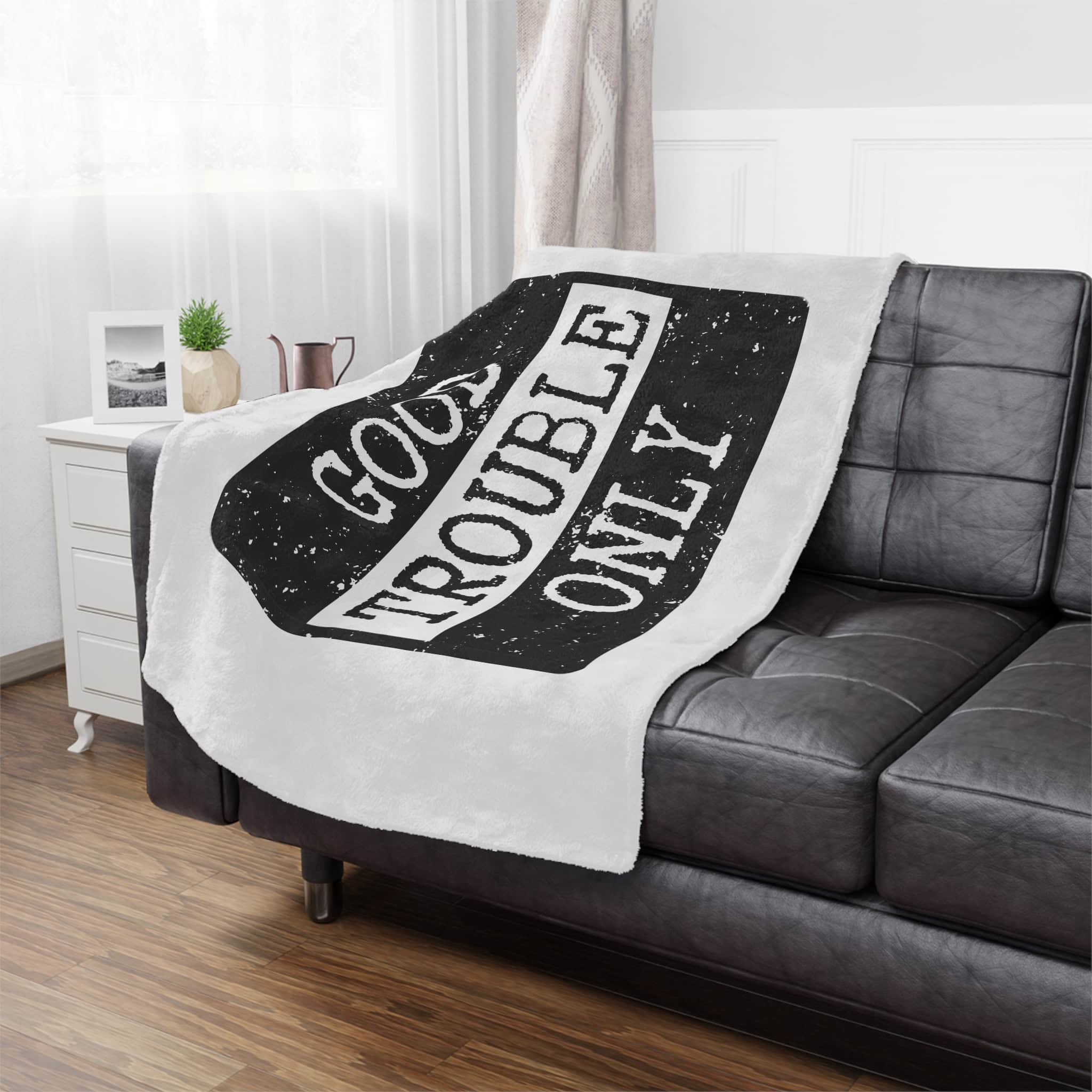 "Good Trouble Only" Blanket — protest banner - Image 4