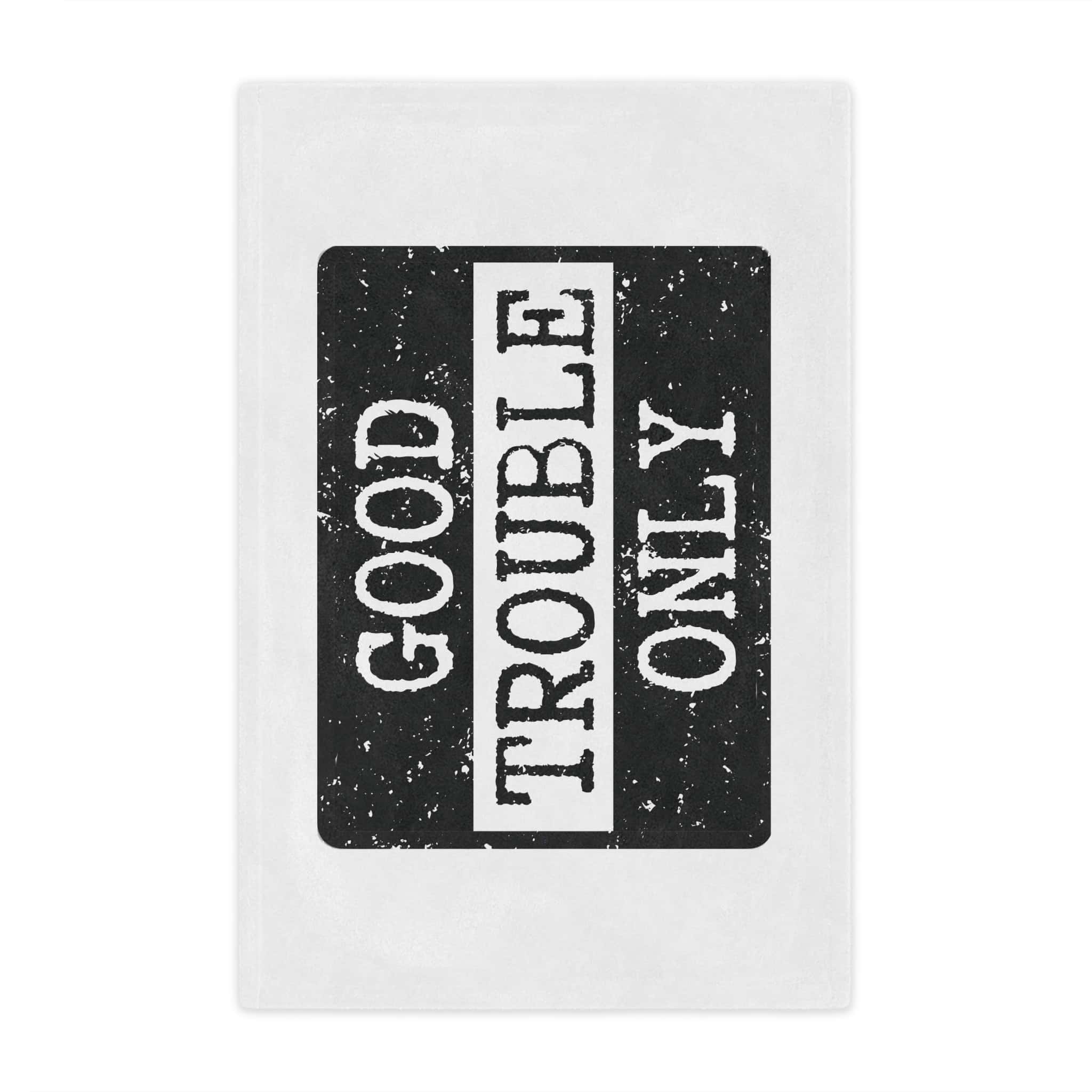 "Good Trouble Only" Blanket — protest banner - Image 6