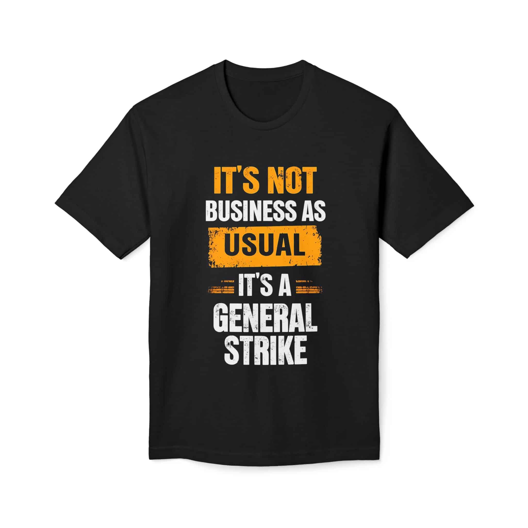 "Not Business as Usual" Unisex Midweight T-shirt, Made in US - Image 4