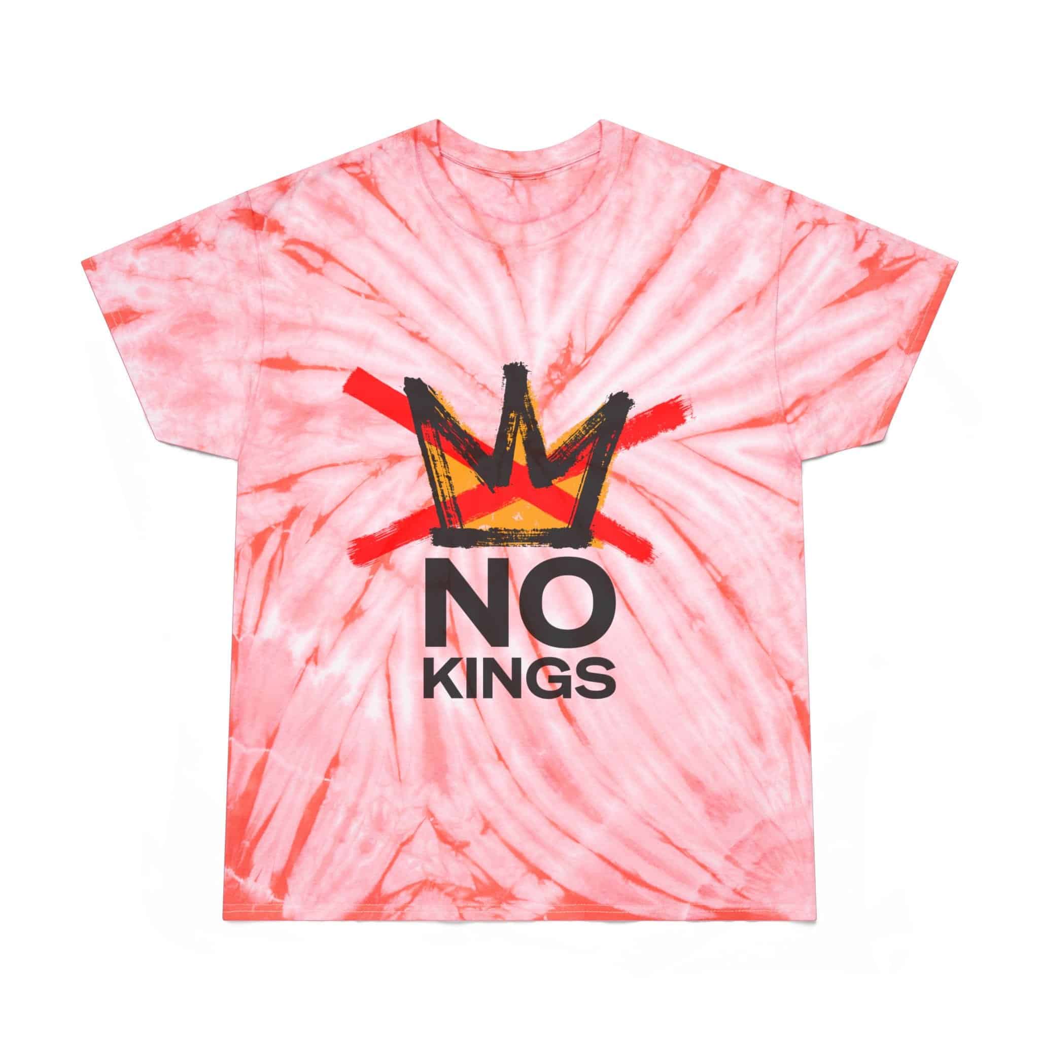 "No Kings" Front / "Good Trouble Only" Back - Tie-Dye T‑Shirt - Image 8