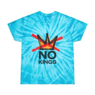 "No Kings" Front / "Good Trouble Only" Back - Tie-Dye T‑Shirt