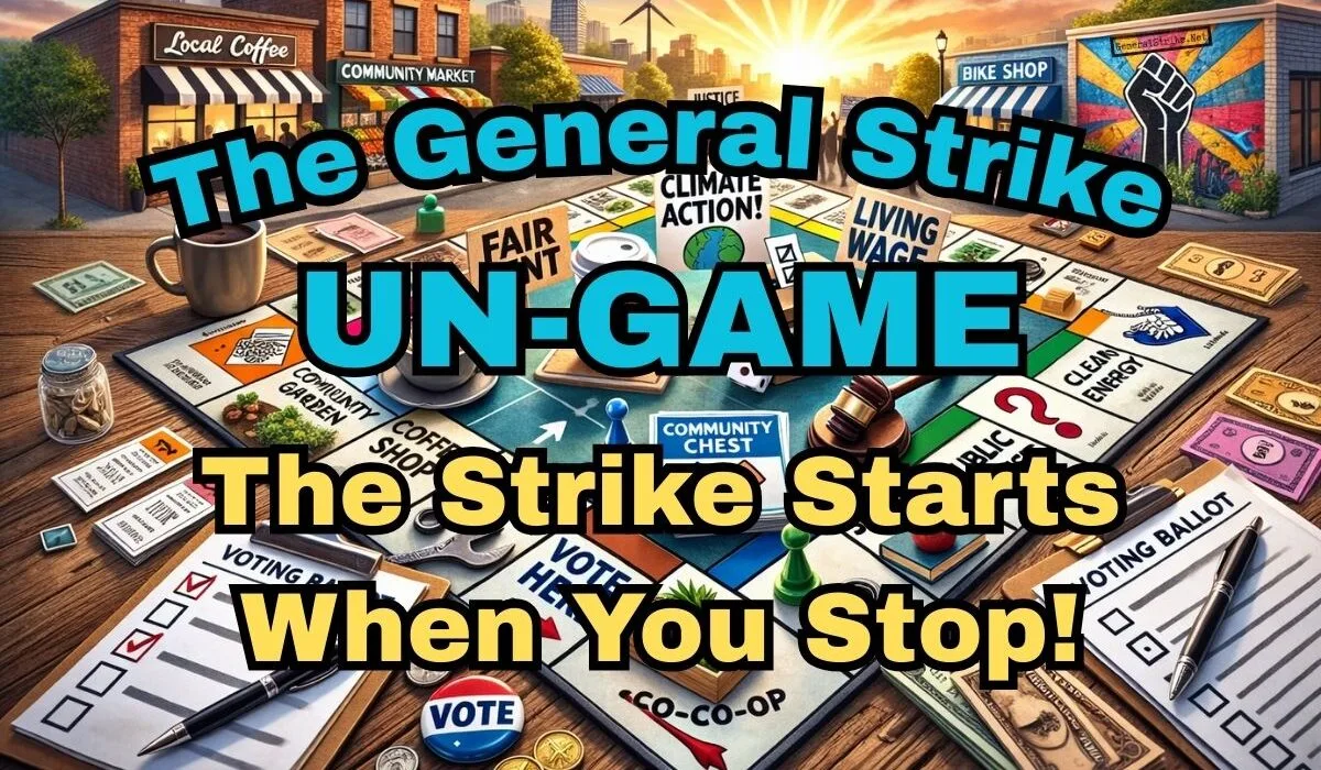 image of a Game board for the General strike Un-Game