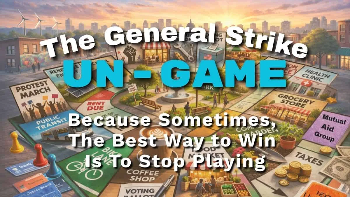 image of a Game board for the General strike Un-Game